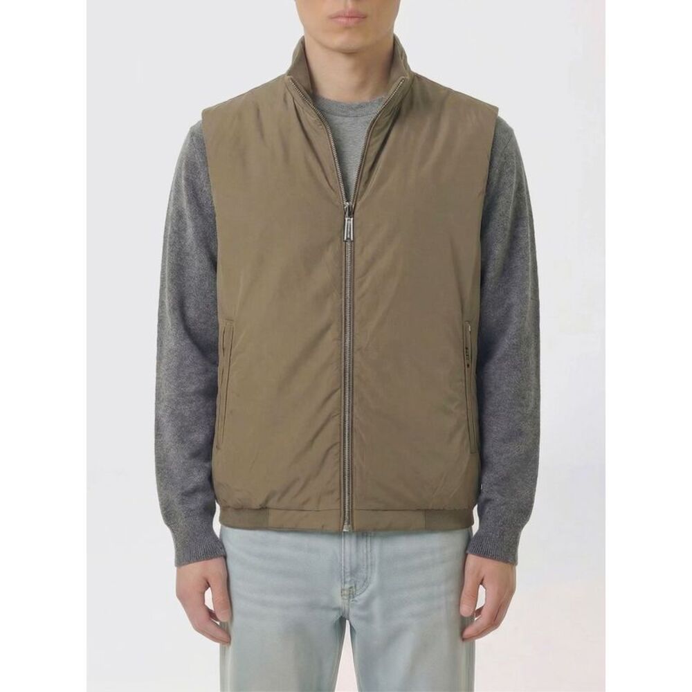 Moorer Suit Vest Men Grey